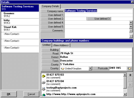 Adding Contact to existing company